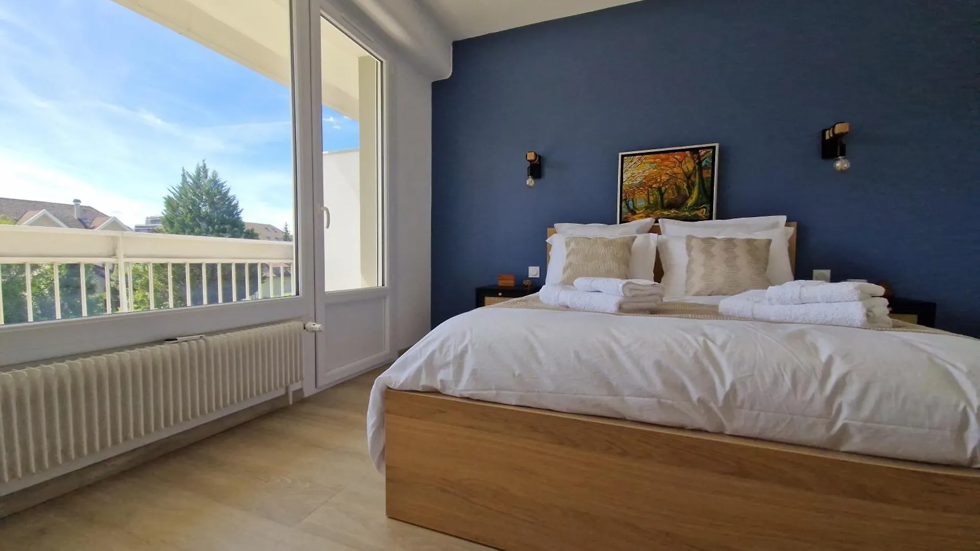 Lac Plage Et Ville 95 M2 A 100M Du Lac, 3 Chambres, Parking Annecy Apartamento
