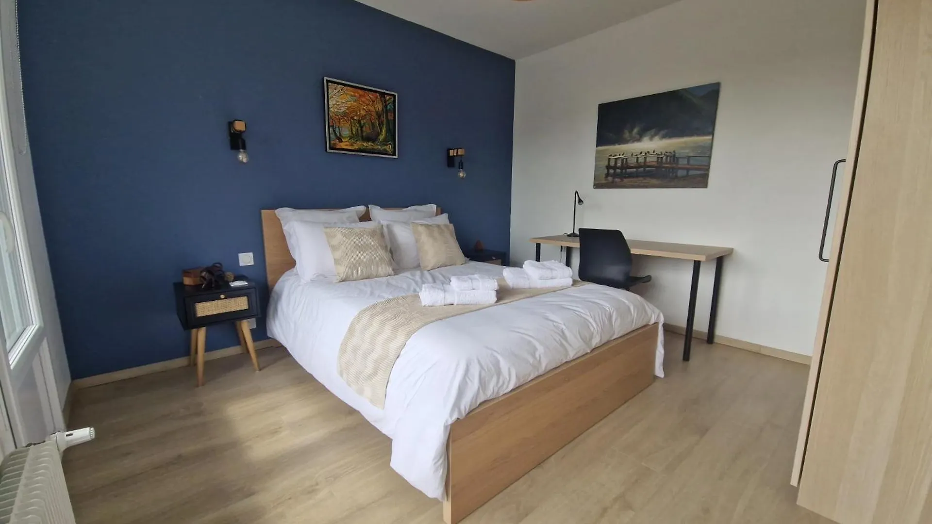 Apartamento Lac Plage Et Ville 95 M2 A 100M Du Lac, 3 Chambres, Parking Annecy